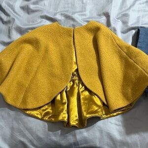 Stylish Yellow Kids Cape Coat